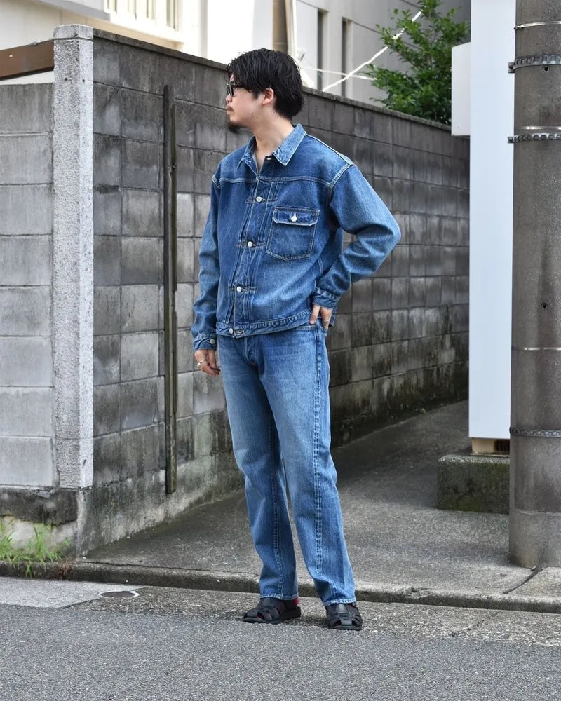 CIOTA / Single Pocket Denim Jacket (JKLM-201-NIMDBL-D)