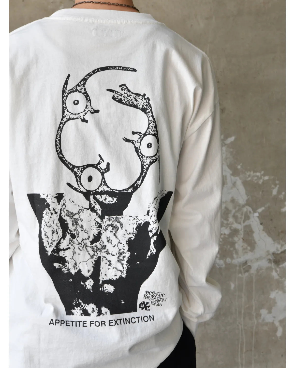 ECSTATIC RESEARCH / SERVICE  L/S T-SHIRT (EC0011-0105)