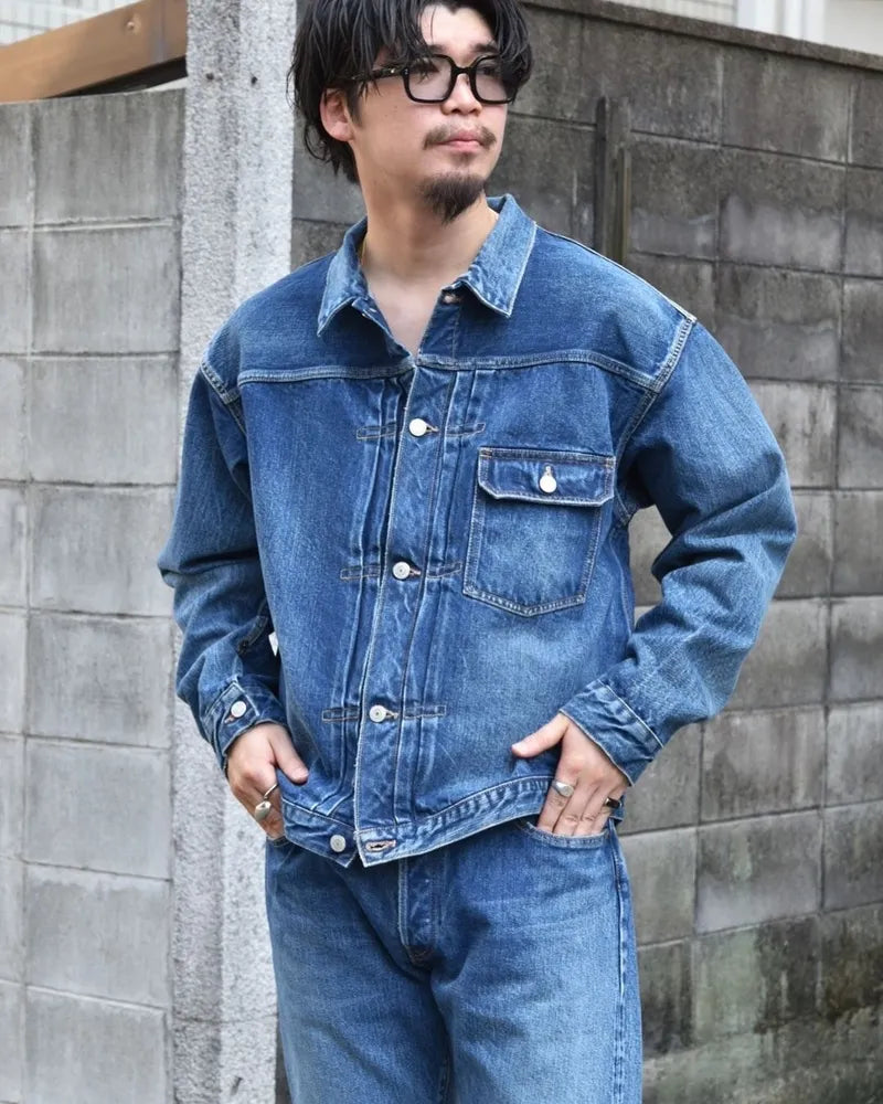 CIOTA / Single Pocket Denim Jacket (JKLM-201-NIMDBL-D)