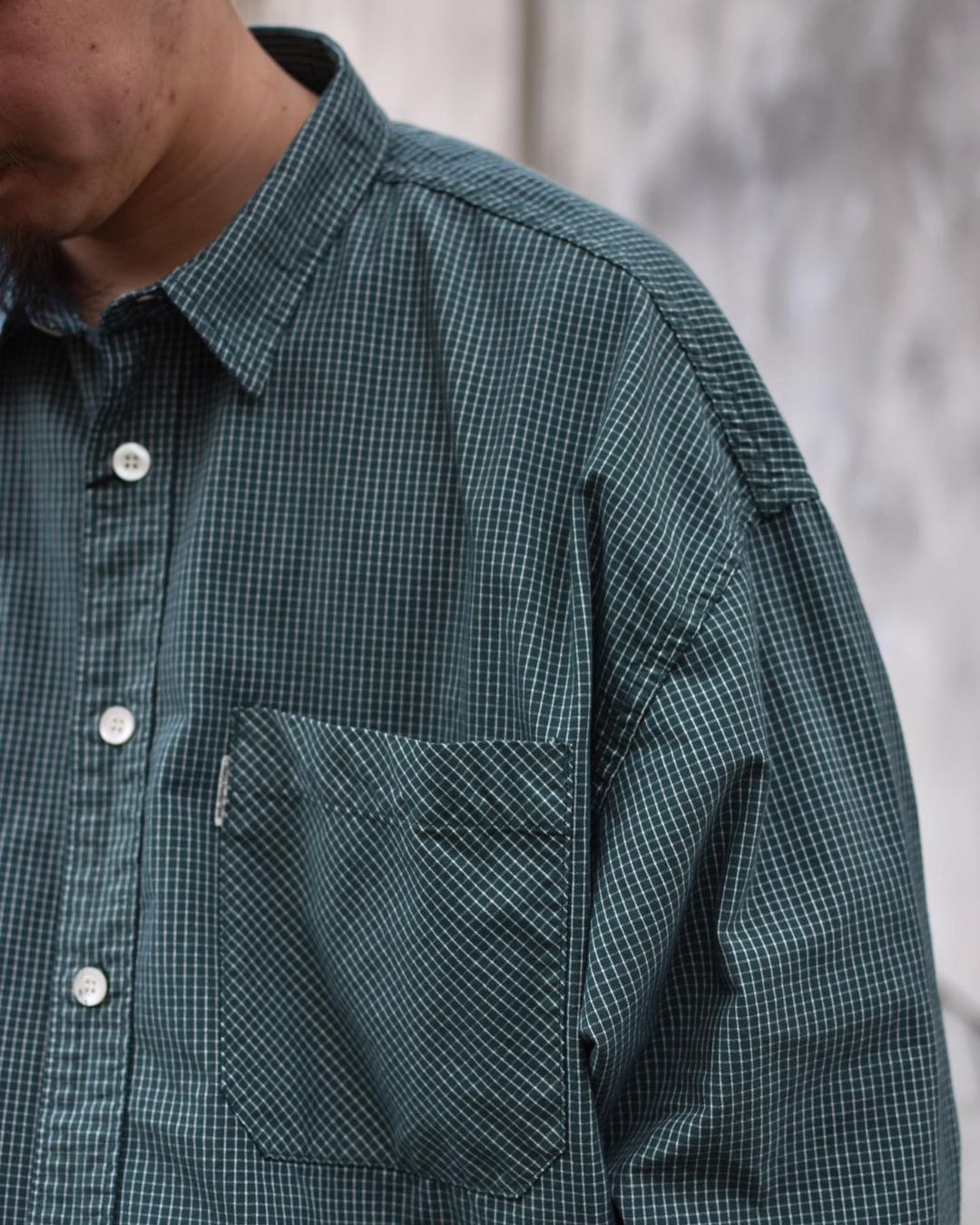COOTIE PRODUCTIONS® / GARMENT DYED RIPSTOP CHECK L/S SHIRT