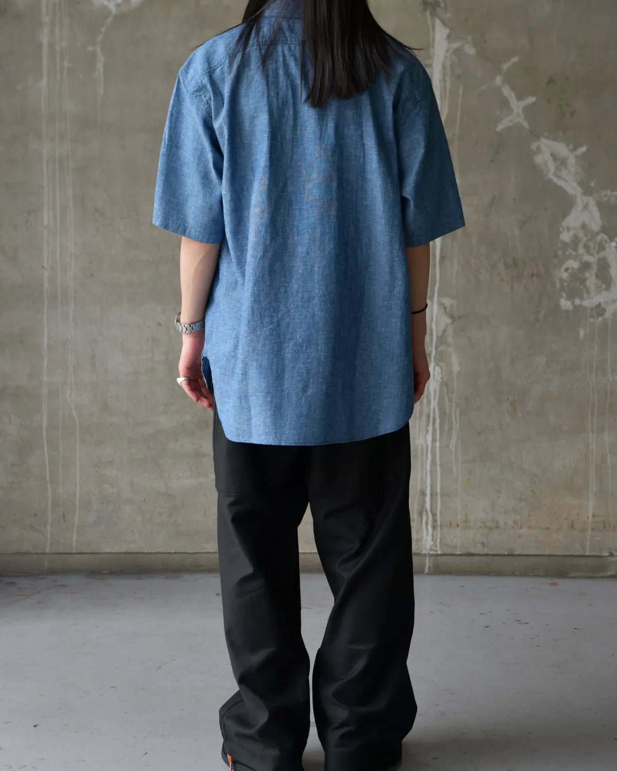 BIG YANK / Y1942 S-SLEEVE CHAMBRAY SHIRT (602-261-05)