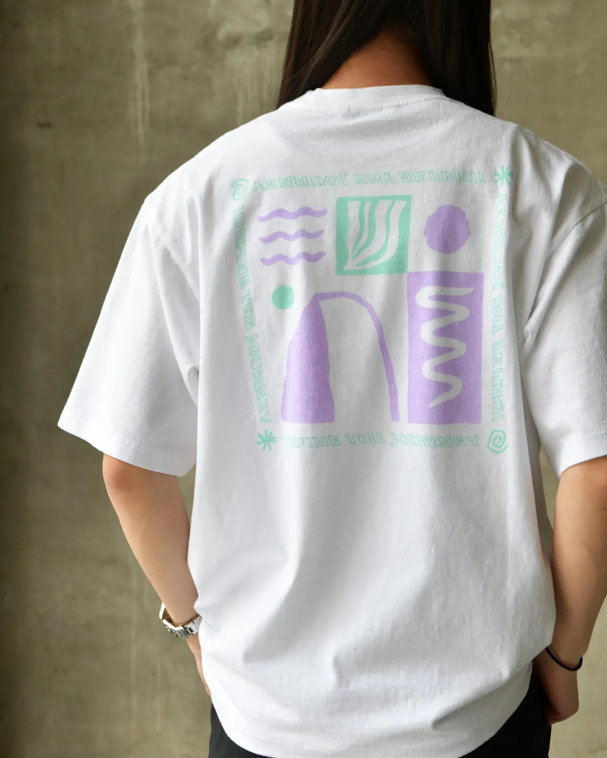 PHEENY / Printed S/S Tee "Journey" (PS26-CS16)