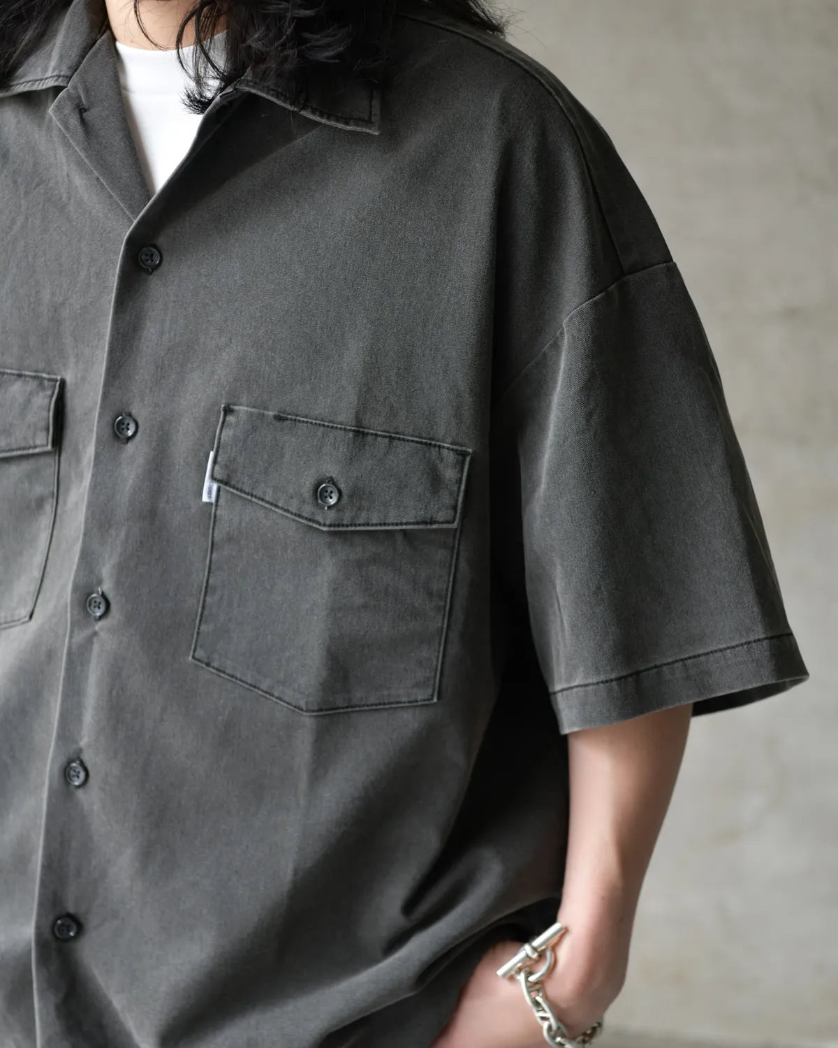COOTIE PRODUCTIONS® / Pigment Coating T/R Twill S/S Work Shirt (CTE-26S404)