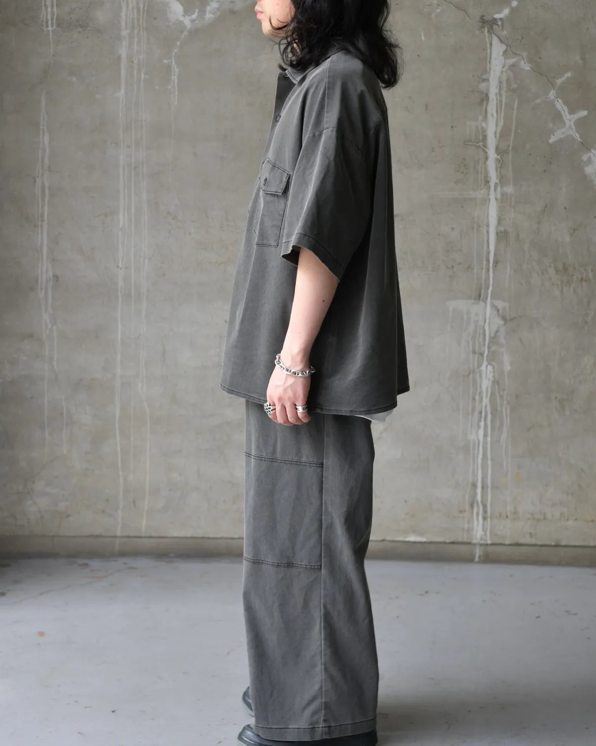COOTIE PRODUCTIONS® / Pigment Coating T/R Twill S/S Work Shirt (CTE-26S404)