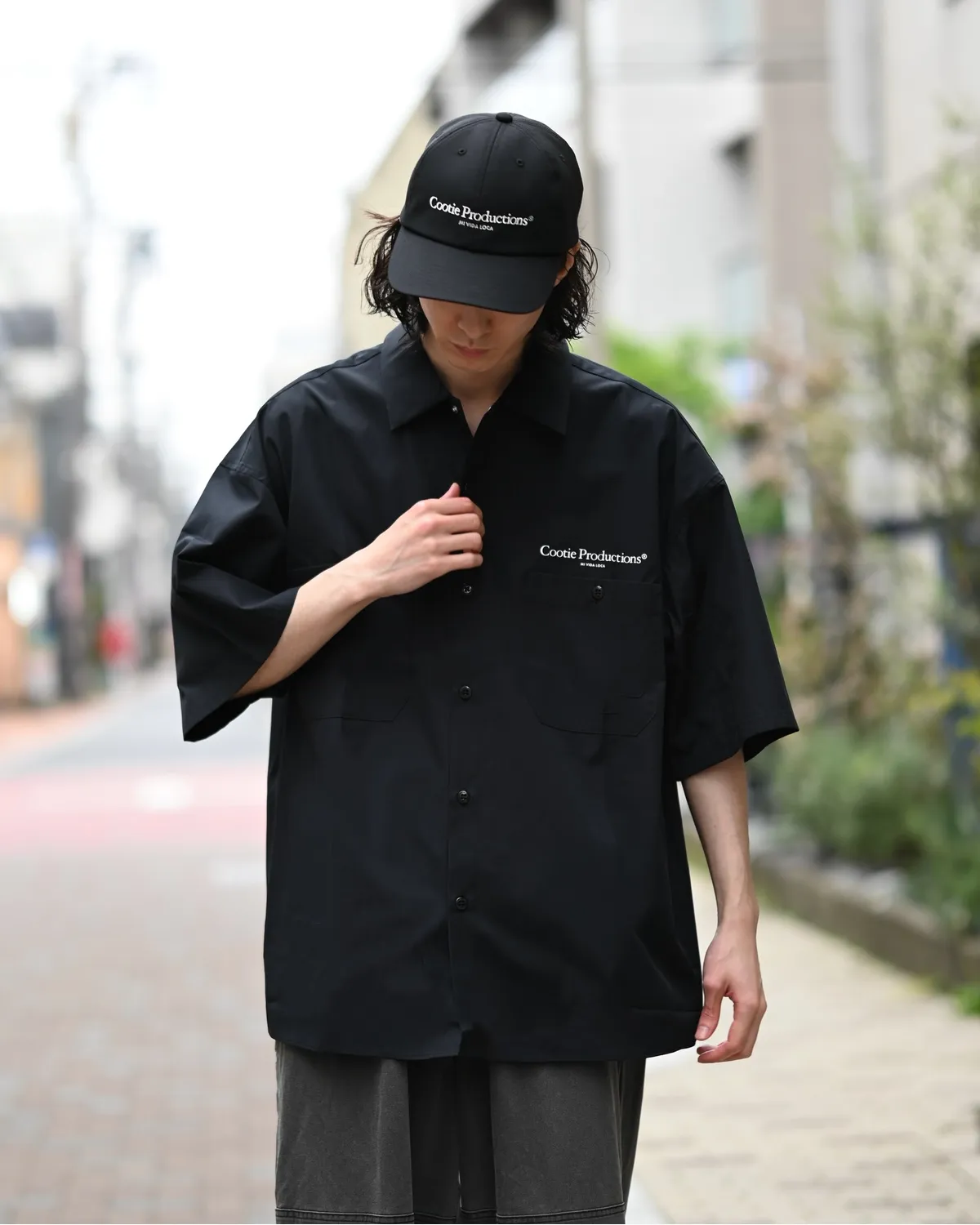 roku☆2018ss☆シャツ COOTIE PRODUCTIONS®（クーティー プロダクションズ）/ Brond S/S Work