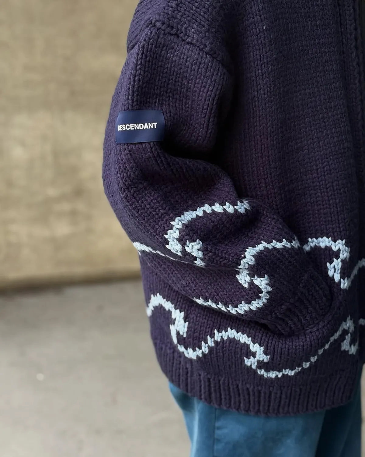 DESCENDANT / CACHALOT COWICHAN SWEATER (252MADS-JKM01)