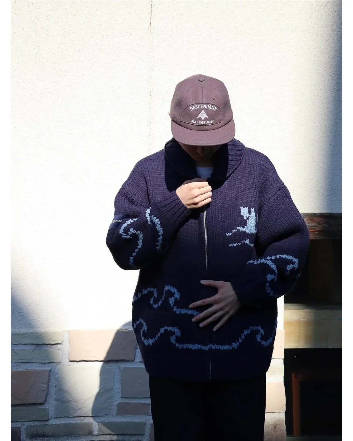 DESCENDANT / CACHALOT COWICHAN SWEATER (252MADS-JKM01)