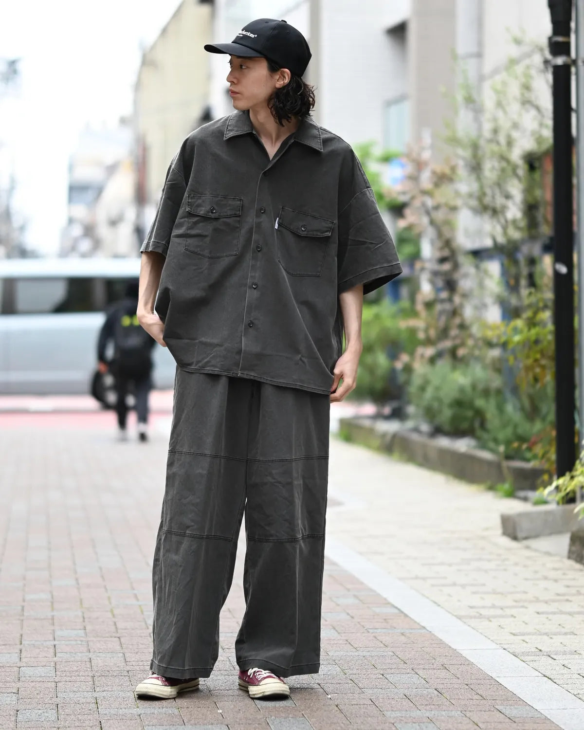 COOTIE PRODUCTIONS® / Pigment Coating T/R Twill S/S Work Shirt (CTE-26S404)