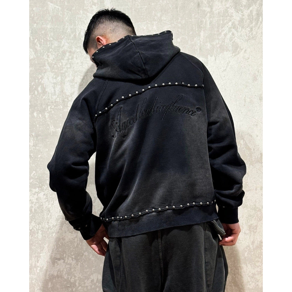 A Good Bad Influence / ORIGINAL STUDSED HOODIE (AGBI-25SS-HD01)