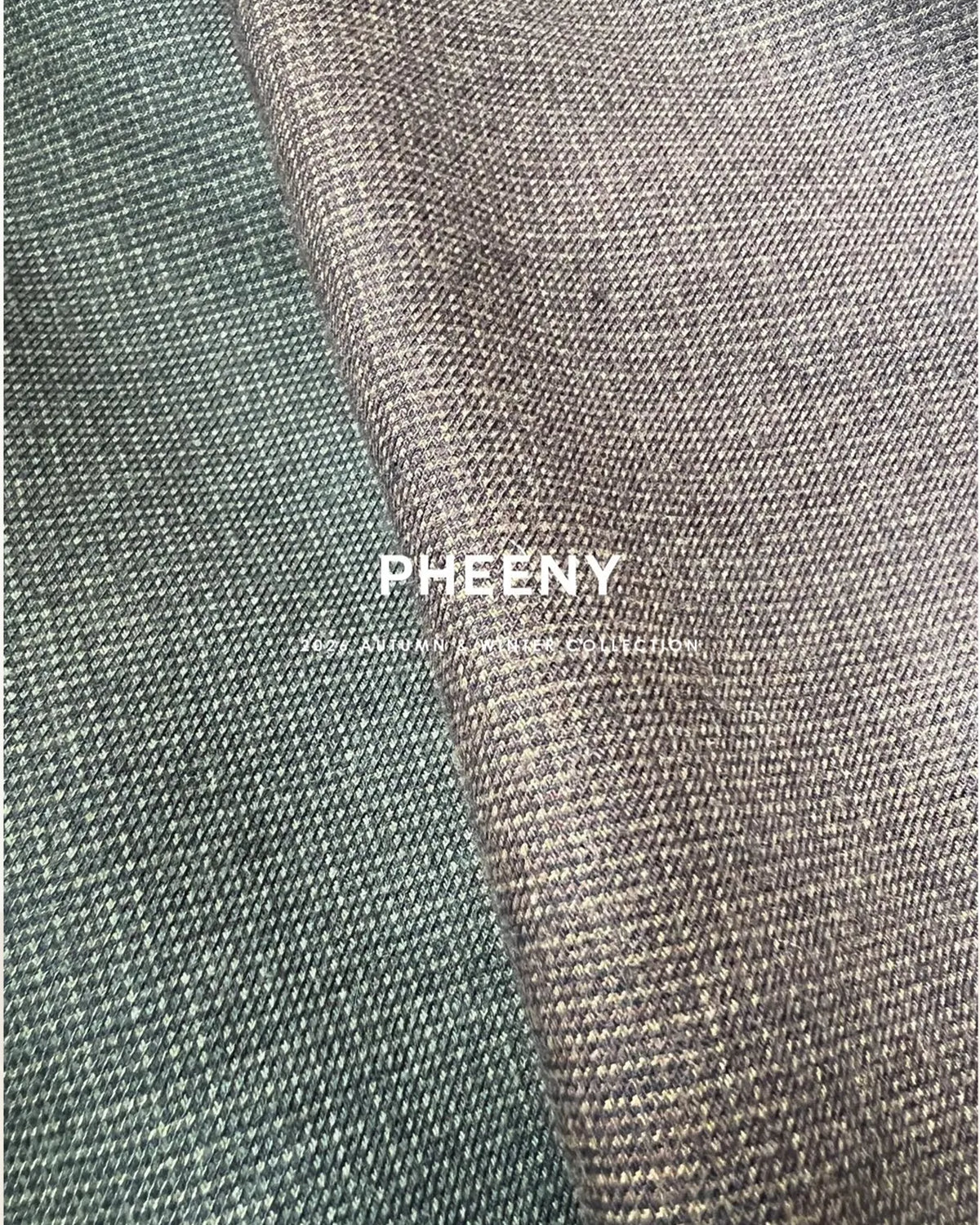 PHEENY / Cotton Tencel Check Snow Pants (PA26-PT03)