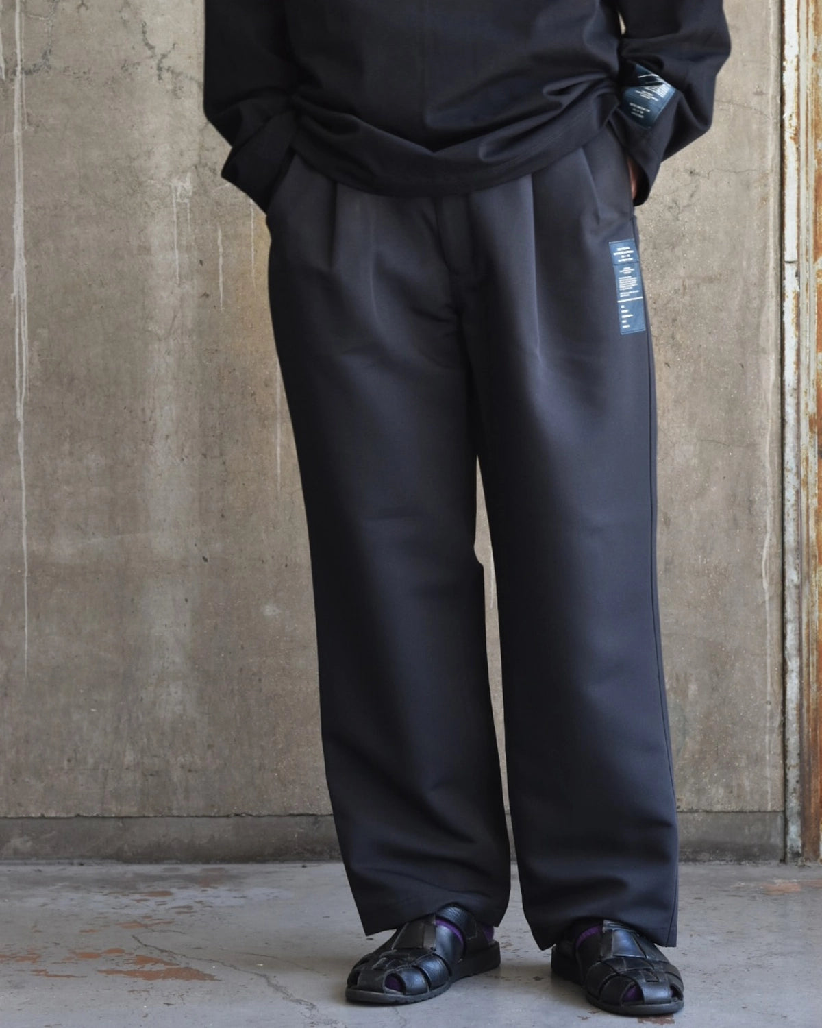 N.HOOLYWOOD TEST PRODUCT EXCHANGE SERVICE  / DOUBLE TUCK TROUSERS (9252-PT01-005)