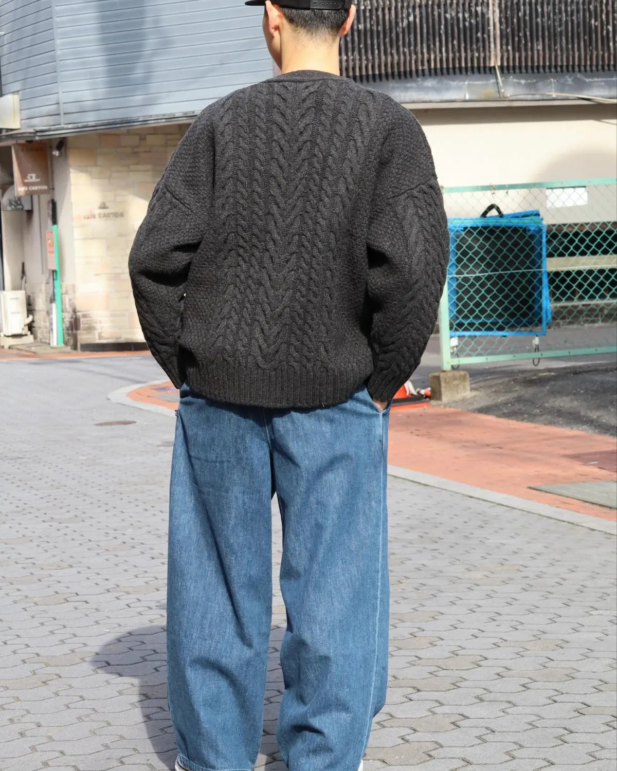 DESCENDANT / NURSE KNIT CARDIGAN (252MADS-KNM01)