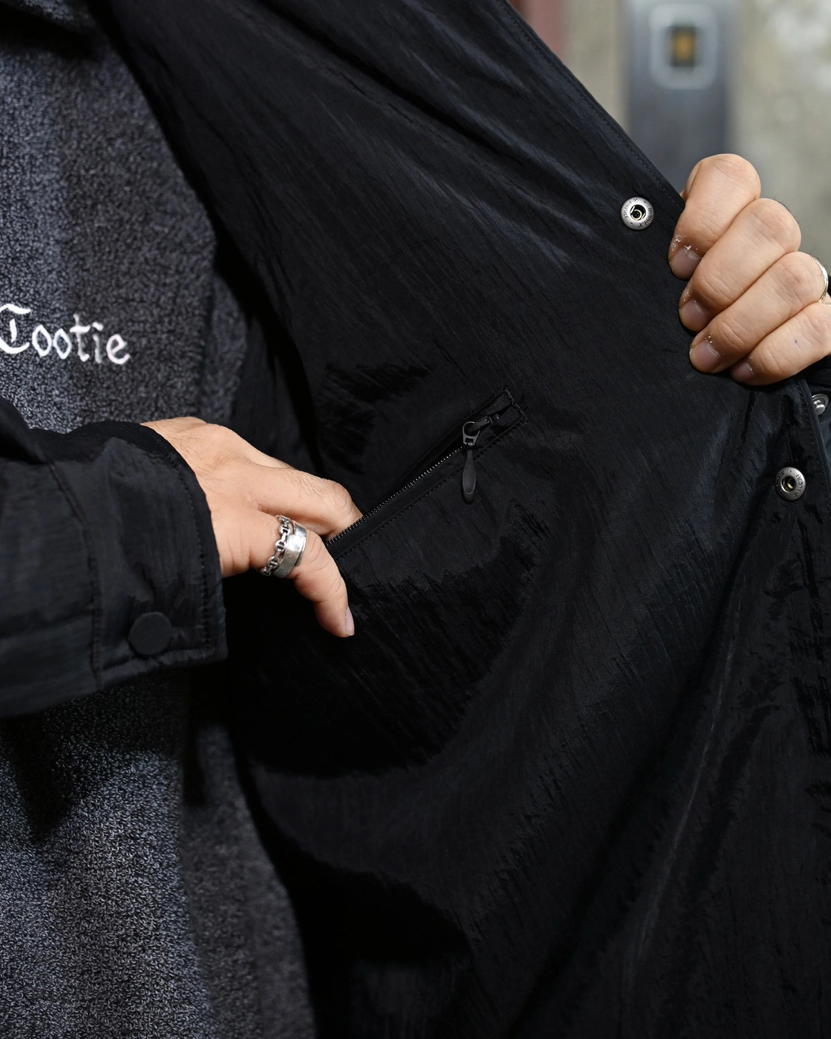 COOTIE PRODUCTIONS / Nylon Taffeta Padded Shirt (CTE-26A210)