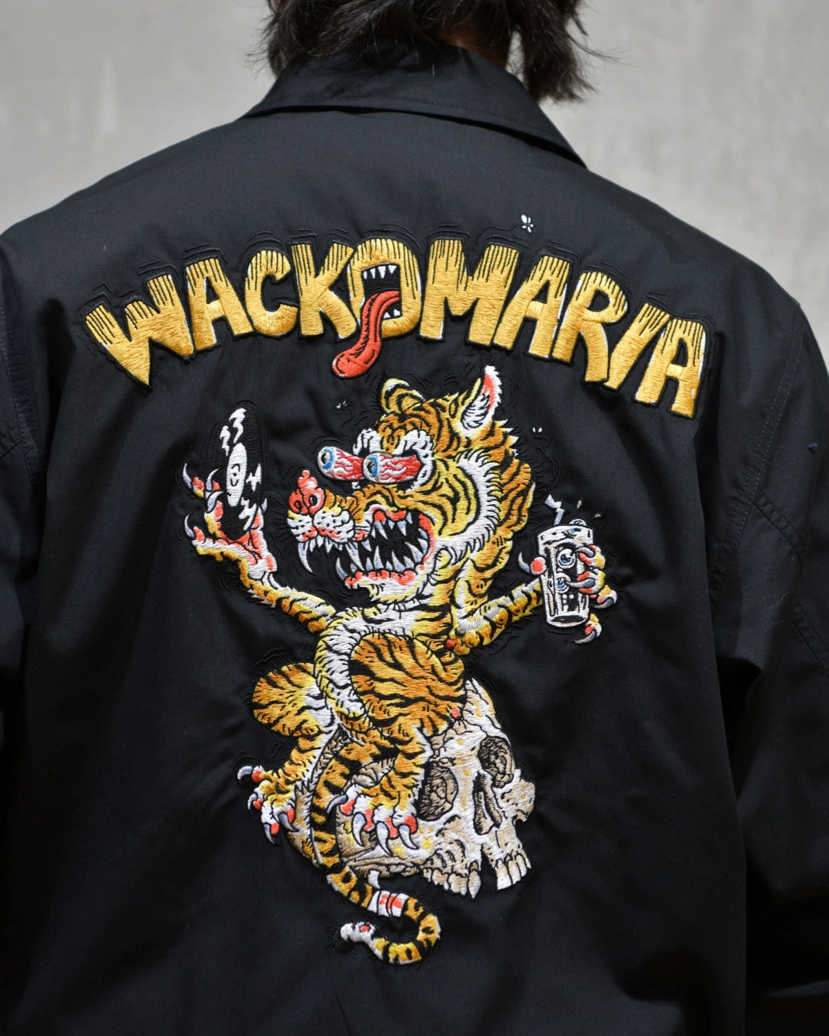 美品 WACKOMARIA TIMLEHI SKAJACKET スカジャン M ☆WACKO MARIA×TIM LEHI/ワコマリア×ティムリーハイ 22AW SKA JACKET