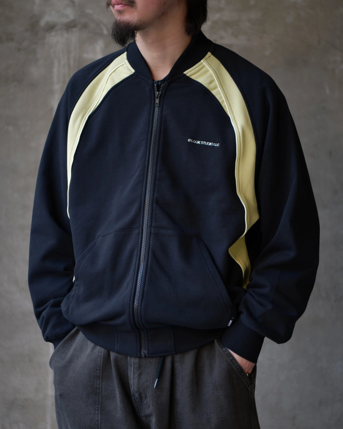 LQQK STUDIO / TEAM ZIP FLEECE SWEATSHIRT (LQS26FS04)