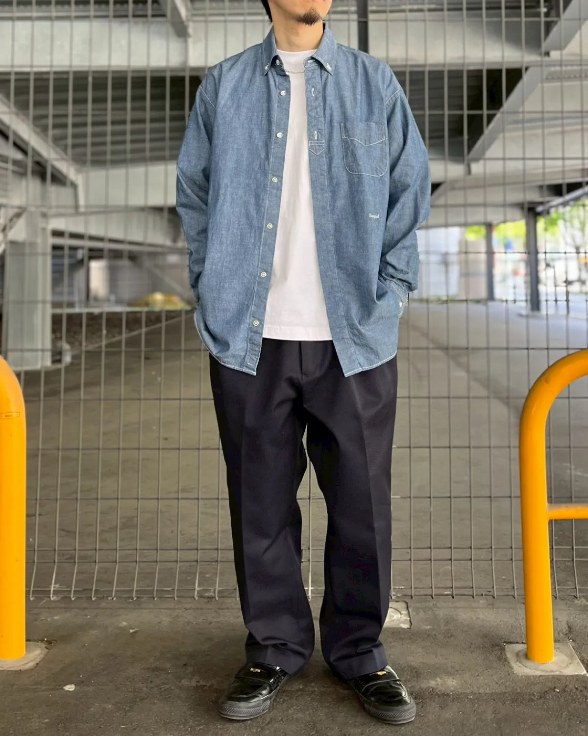 SEQUEL / CHAMBRAY LONG SLEEVE SHIRT (SQ-26SS-SH-01)