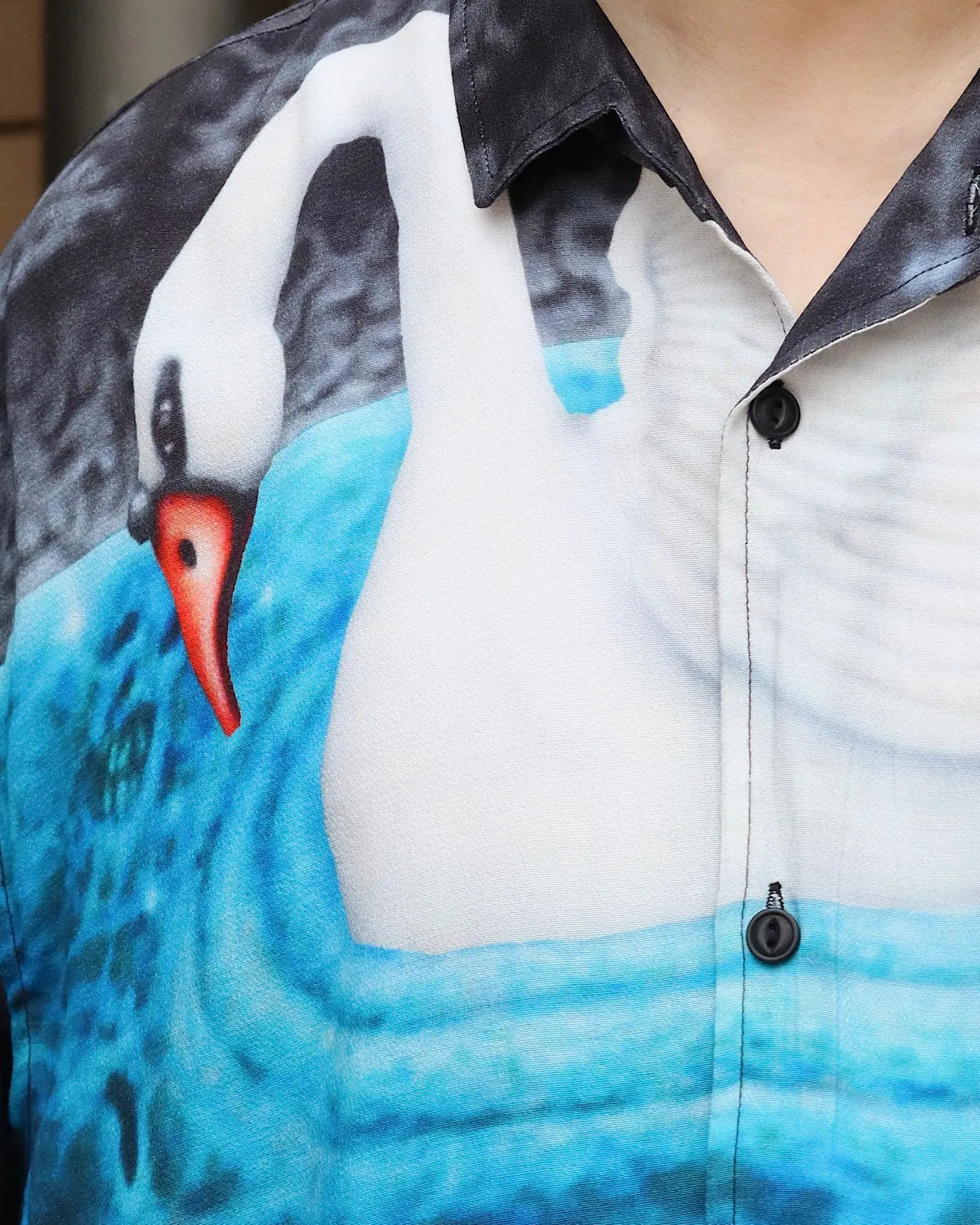 BRAIN DEAD / COPIA SHORT SLEEVE BUTTON DOWN SHIRT (T11004920SS26)