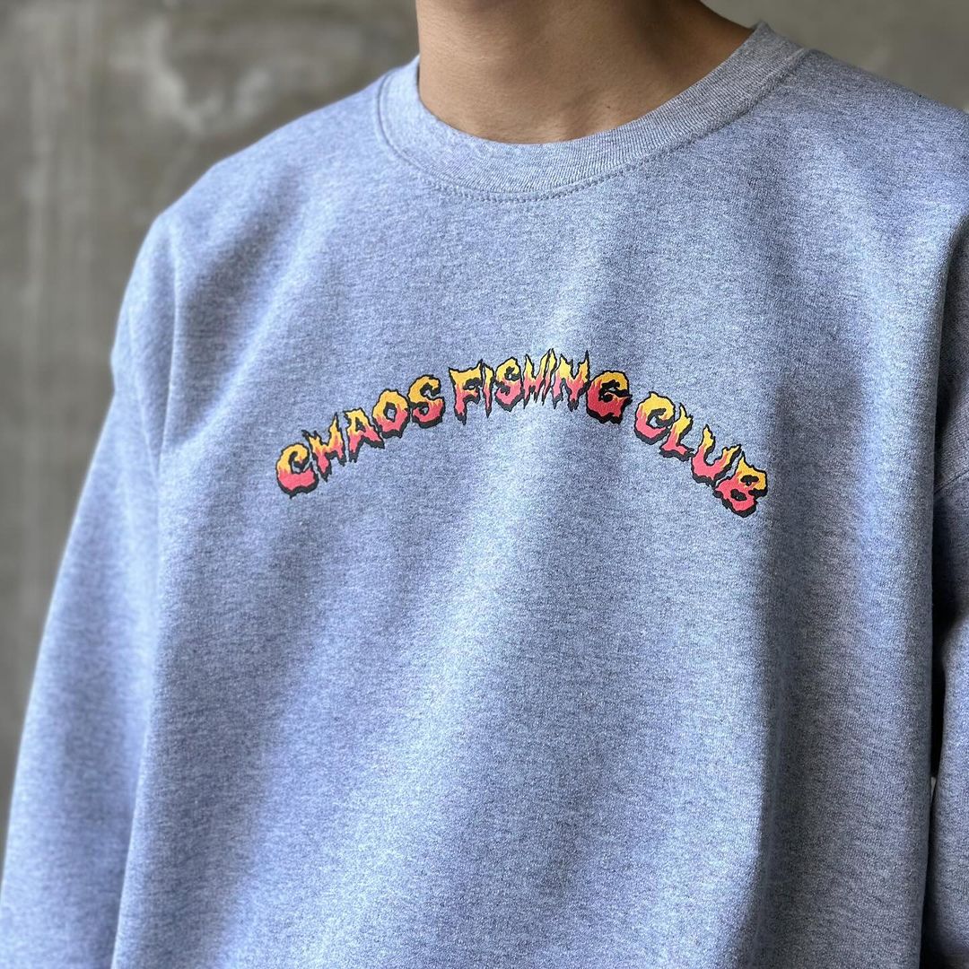 Chaos Fishing Club / EVIL FLAME CREWNECK L/S | Official mail order