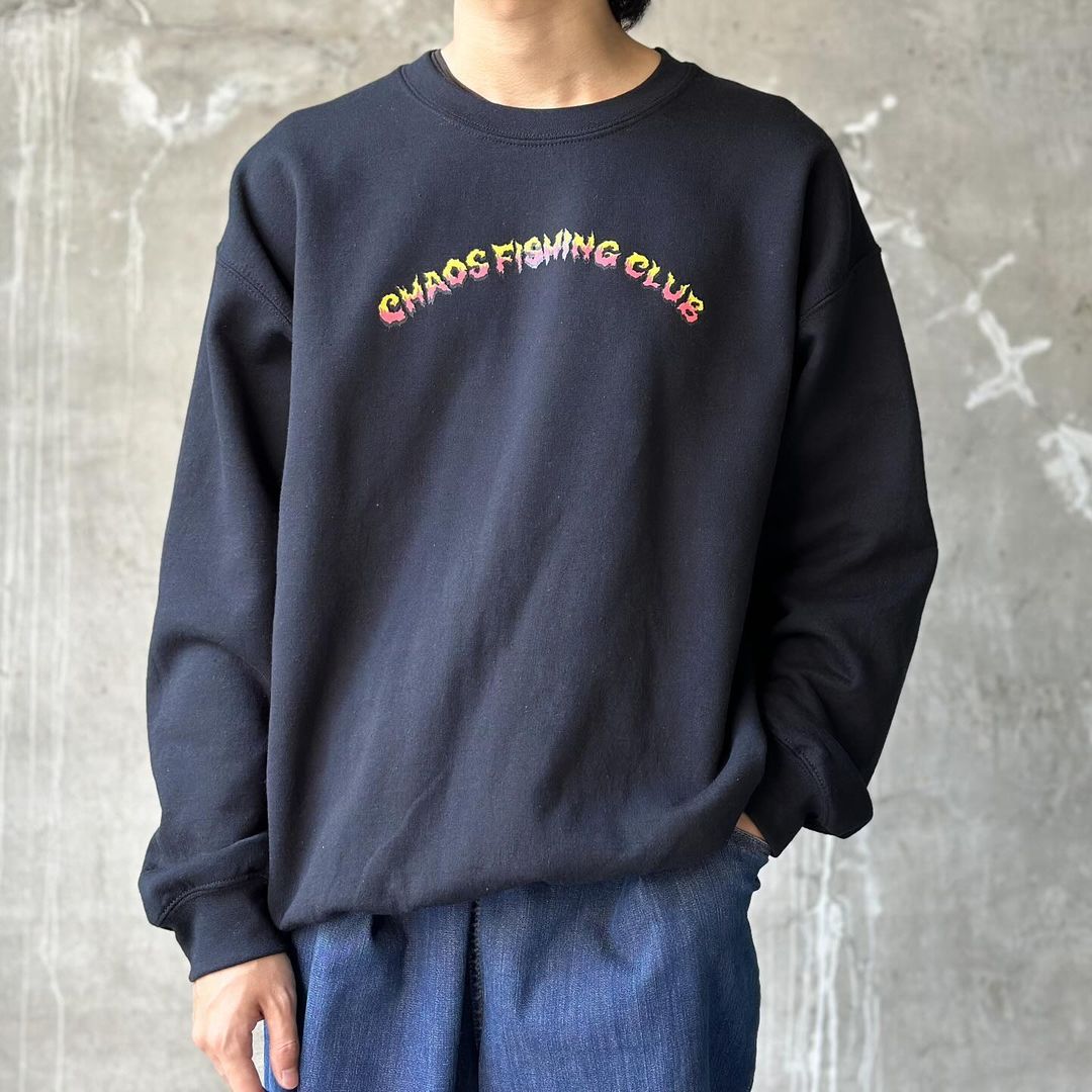 Chaos Fishing Club / EVIL FLAME CREWNECK L/S | Official mail order