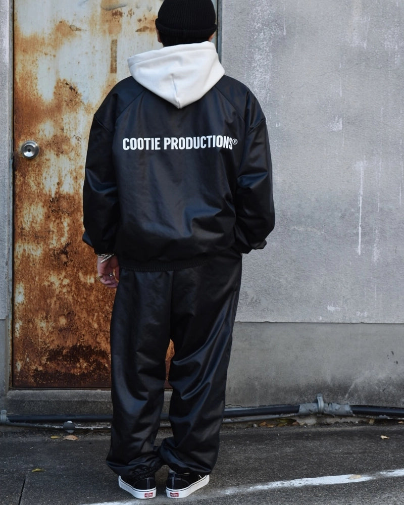 COOTIE PRODUCTIONS® / Damp Coated Satin Track Jacket (CTE-24A232)