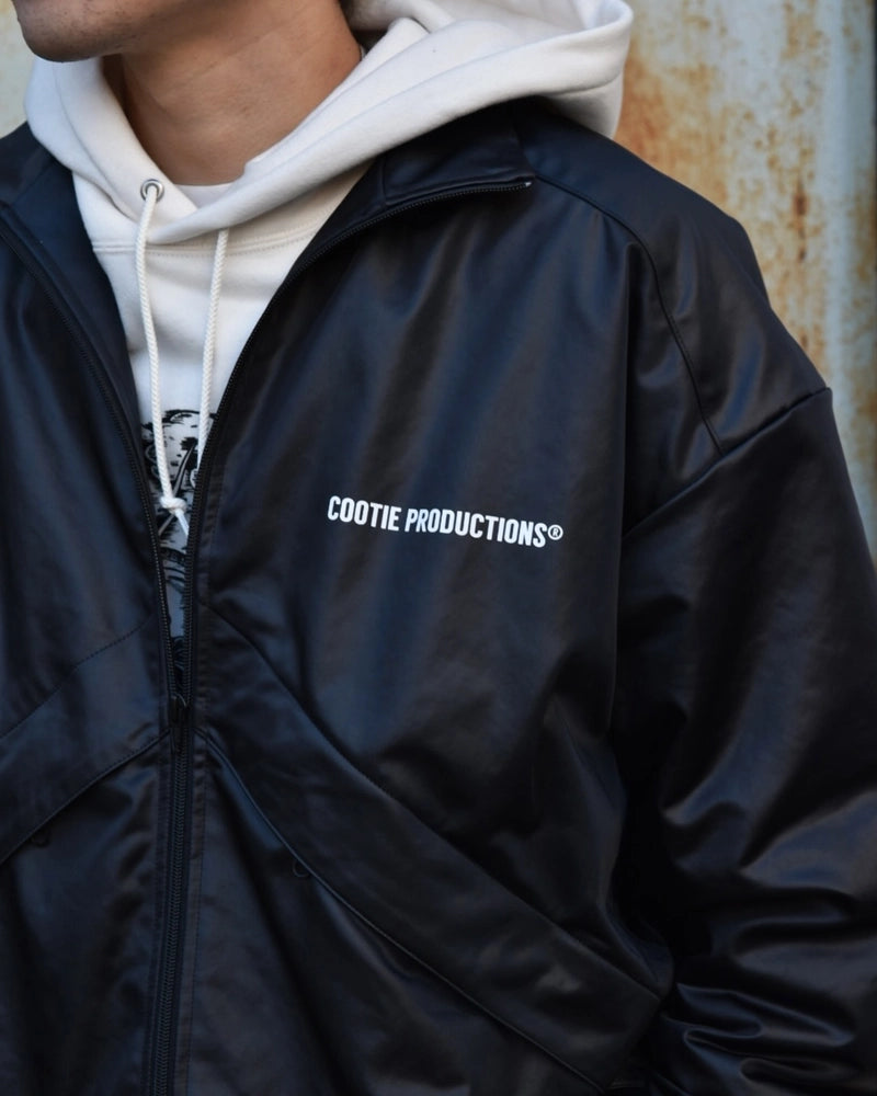 COOTIE PRODUCTIONS® / Damp Coated Satin Track Jacket (CTE-24A232)