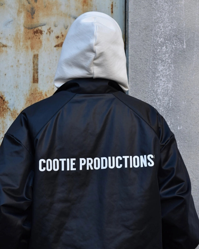 COOTIE PRODUCTIONS® / Damp Coated Satin Track Jacket (CTE-24A232)