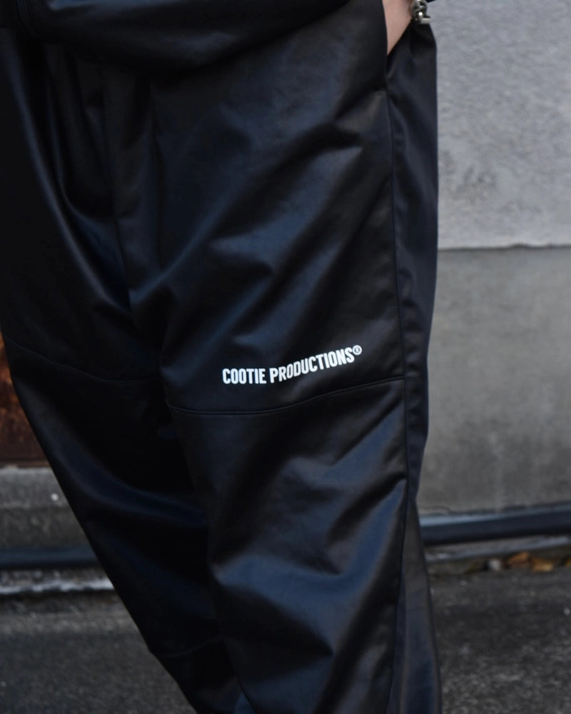 COOTIE PRODUCTIONS® / Damp Coated Satin Wide Track Pants (CTE-24A124)