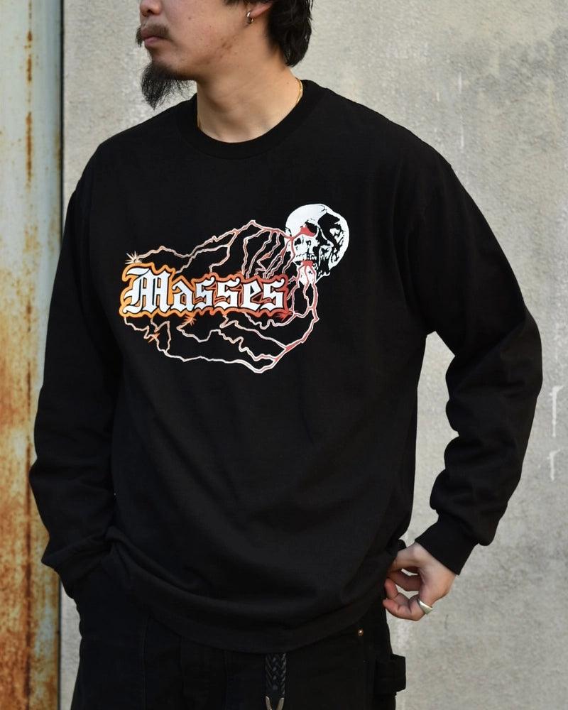 MASSES / T-SHIRT L/S SKULL THUNDER (1251006014)