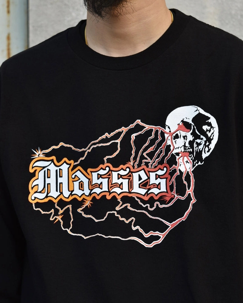 MASSES / T-SHIRT L/S SKULL THUNDER (1251006014)