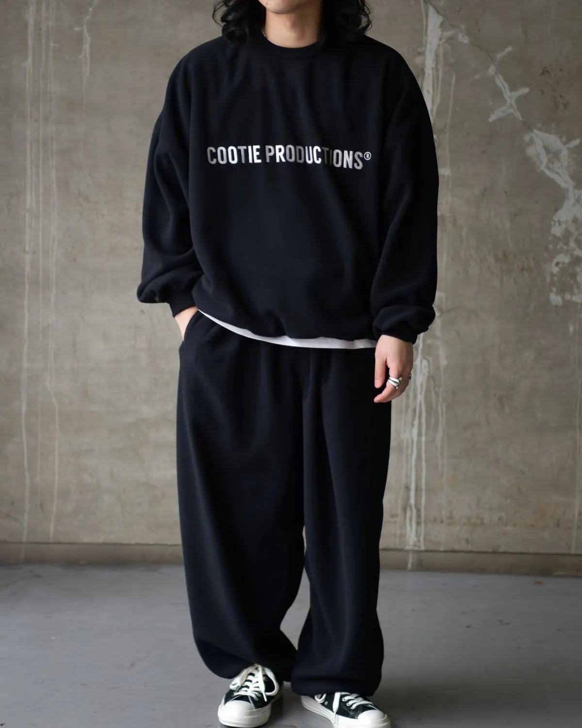 クーティー スウェット COOTIE クーティー Pigment Dyed Sweat Crew 