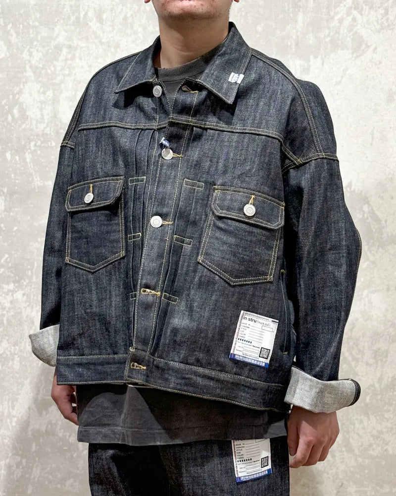 Maison MIHARA YASUHIRO  in・stru(men-tal). / SELVAGE DENIM JACKET (I13BL021)