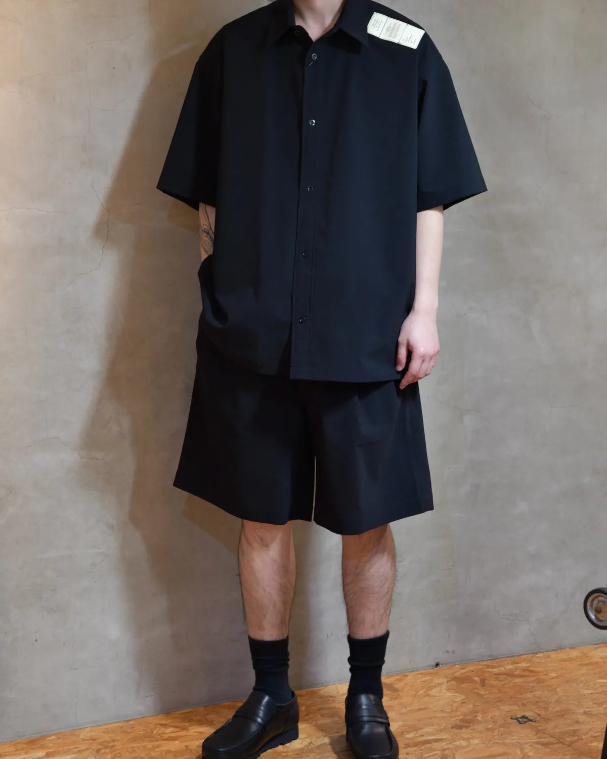 N.HOOLYWOOD TEST PRODUCT EXCHANGE SERVICE / TUCK HALF PANTS (9261-CP54-002)