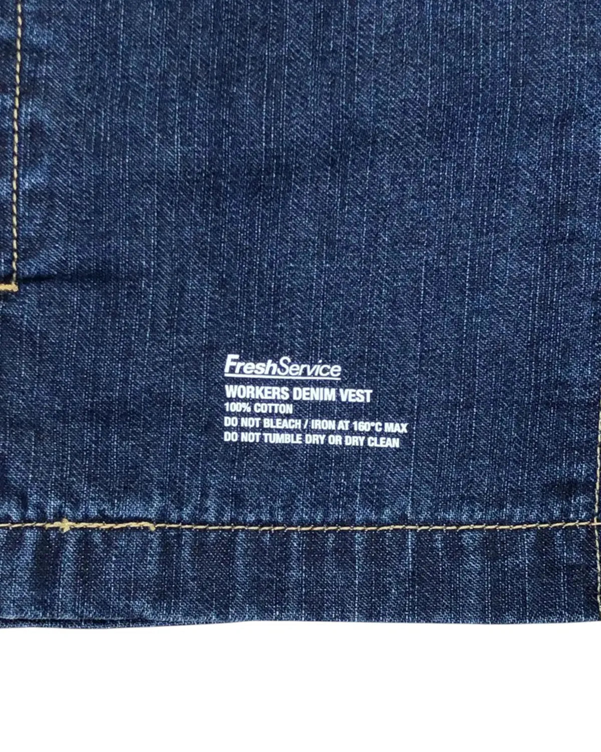 FreshService / WORKERS DENIM VEST (FSC261-30265OB)
