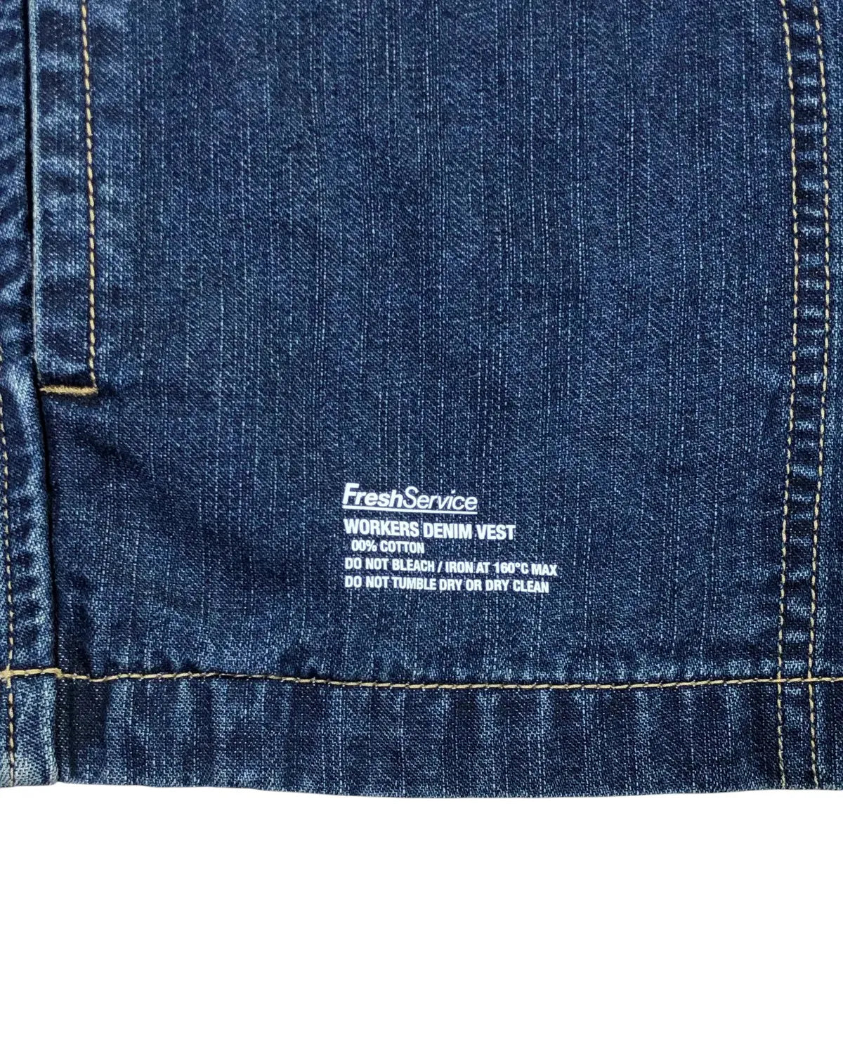 FreshService / WORKERS DENIM VEST (FSC261-30266FB)
