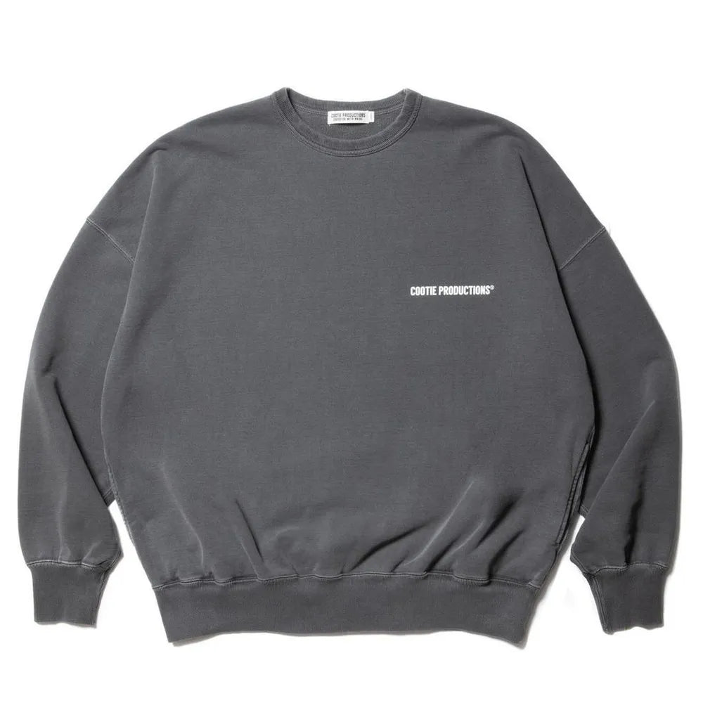 COOTIE PRODUCTIONS® の Pigment Dyed Open End Yearn Sweat Crew