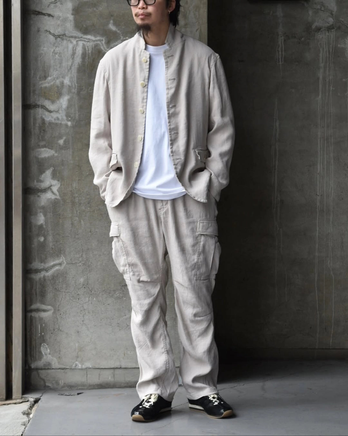 NONNATIVE / OFFICER 5B JACKET Li / Ac TWILL (NN-J4609)