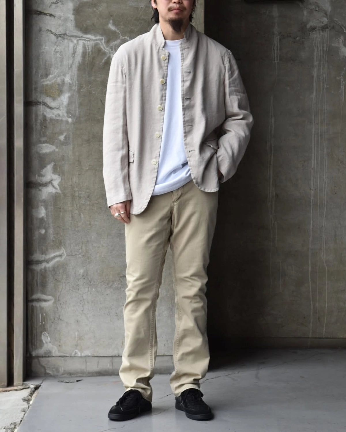 NONNATIVE / DWELLER 5P 2WAY JEANS 01 COTTON TWILL (NN-P4610)