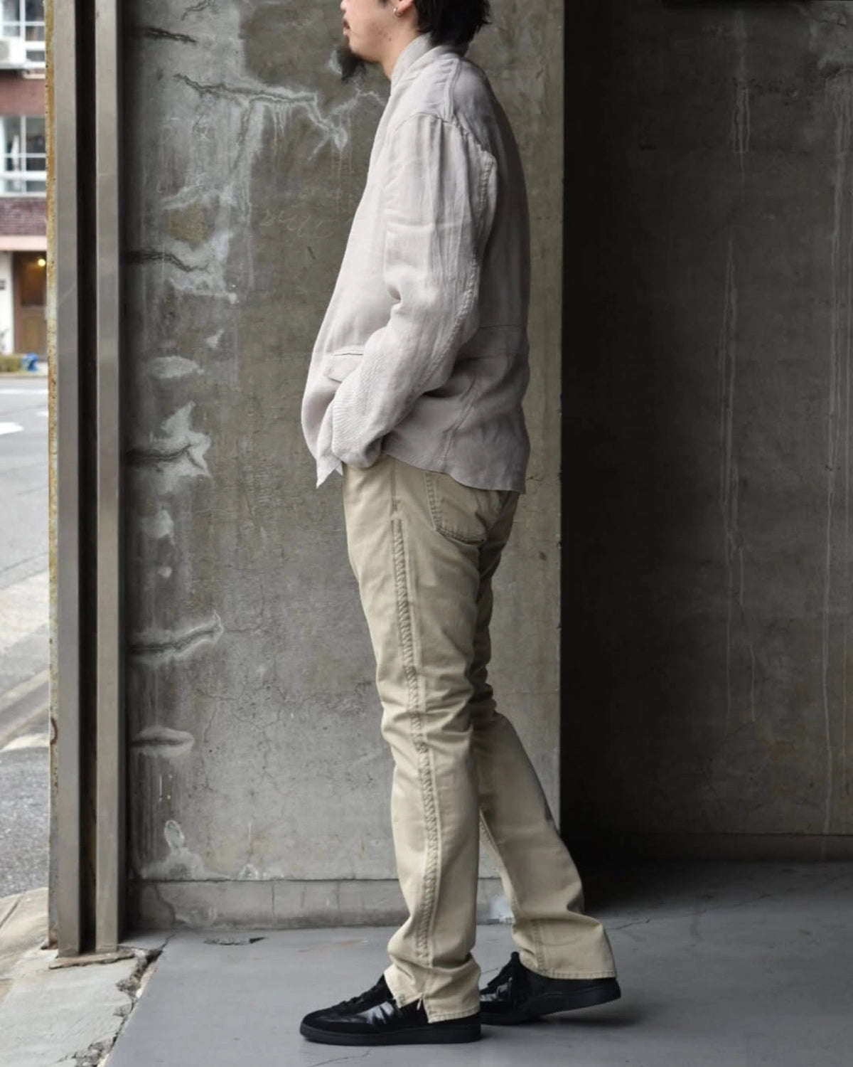 NONNATIVE / DWELLER 5P 2WAY JEANS 01 COTTON TWILL (NN-P4610)