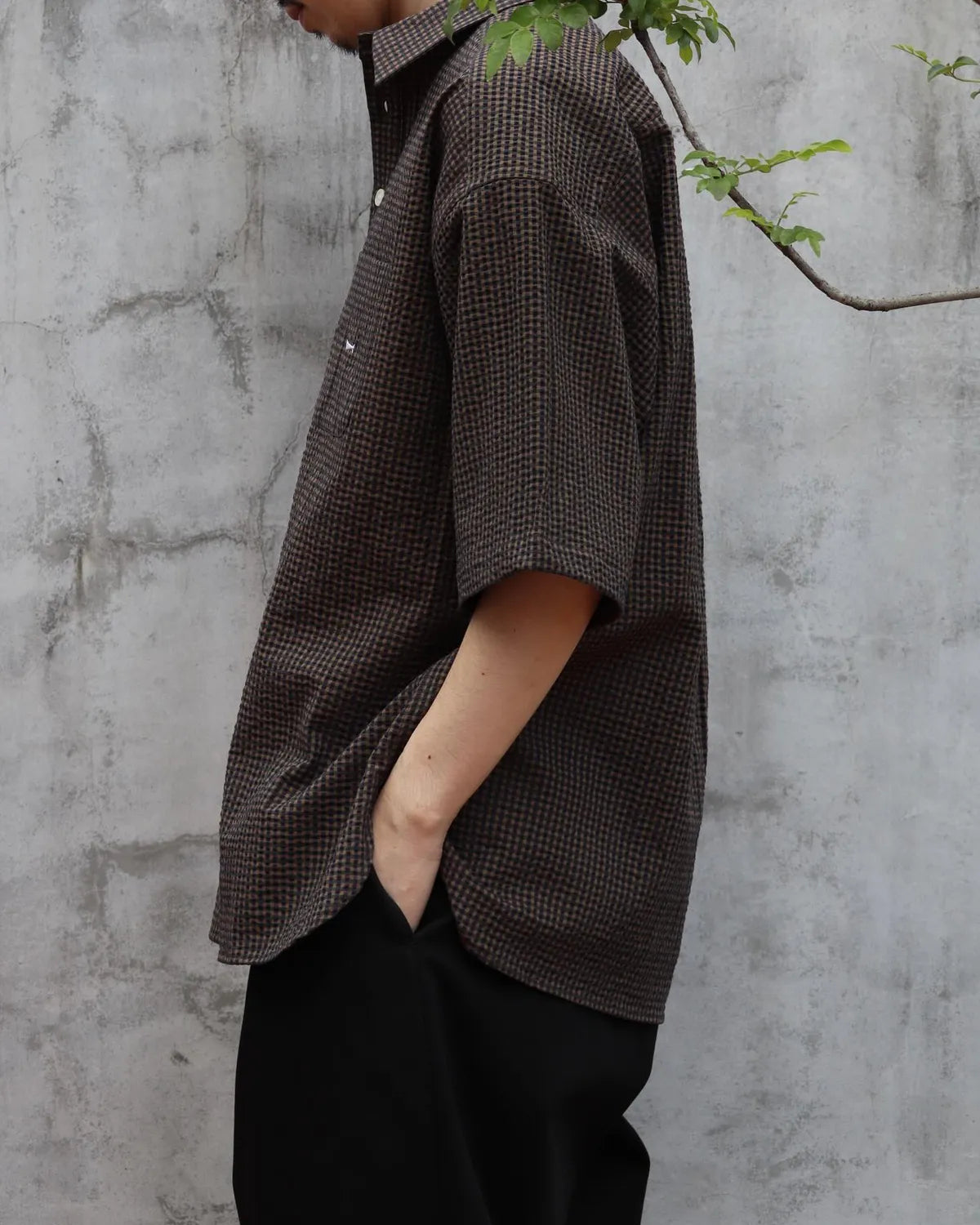 DESCENDANT (ディセンダント) / VOIL PULLOVER PLAID SS SHIRT | 公式