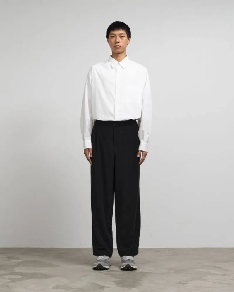 Graphpaper / Supima Moleskin Tapered Trousers (GM243-40322B)