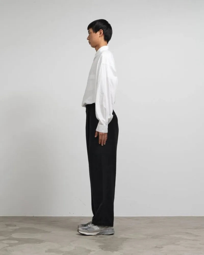 Graphpaper / Supima Moleskin Tapered Trousers (GM243-40322B)