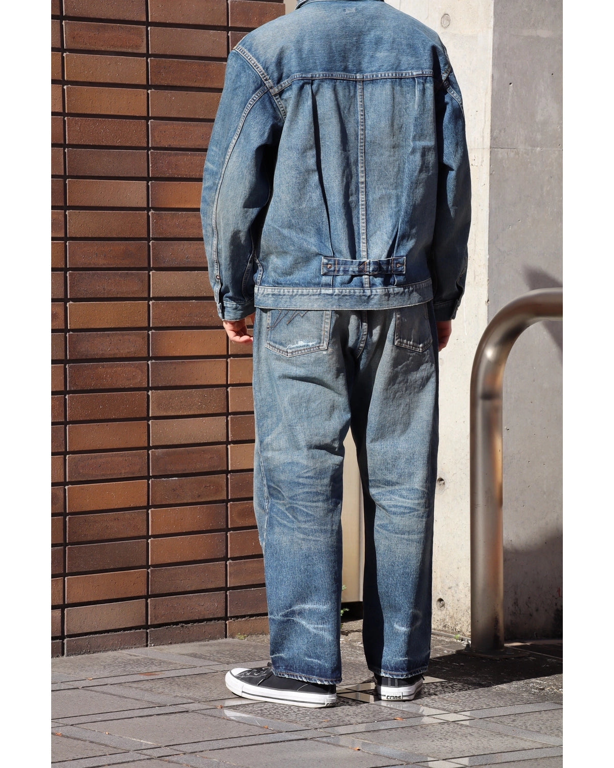 SEQUEL / × FRAGMENT DAMAGE DENIM JACKET (SQ-24AW-JK-10)