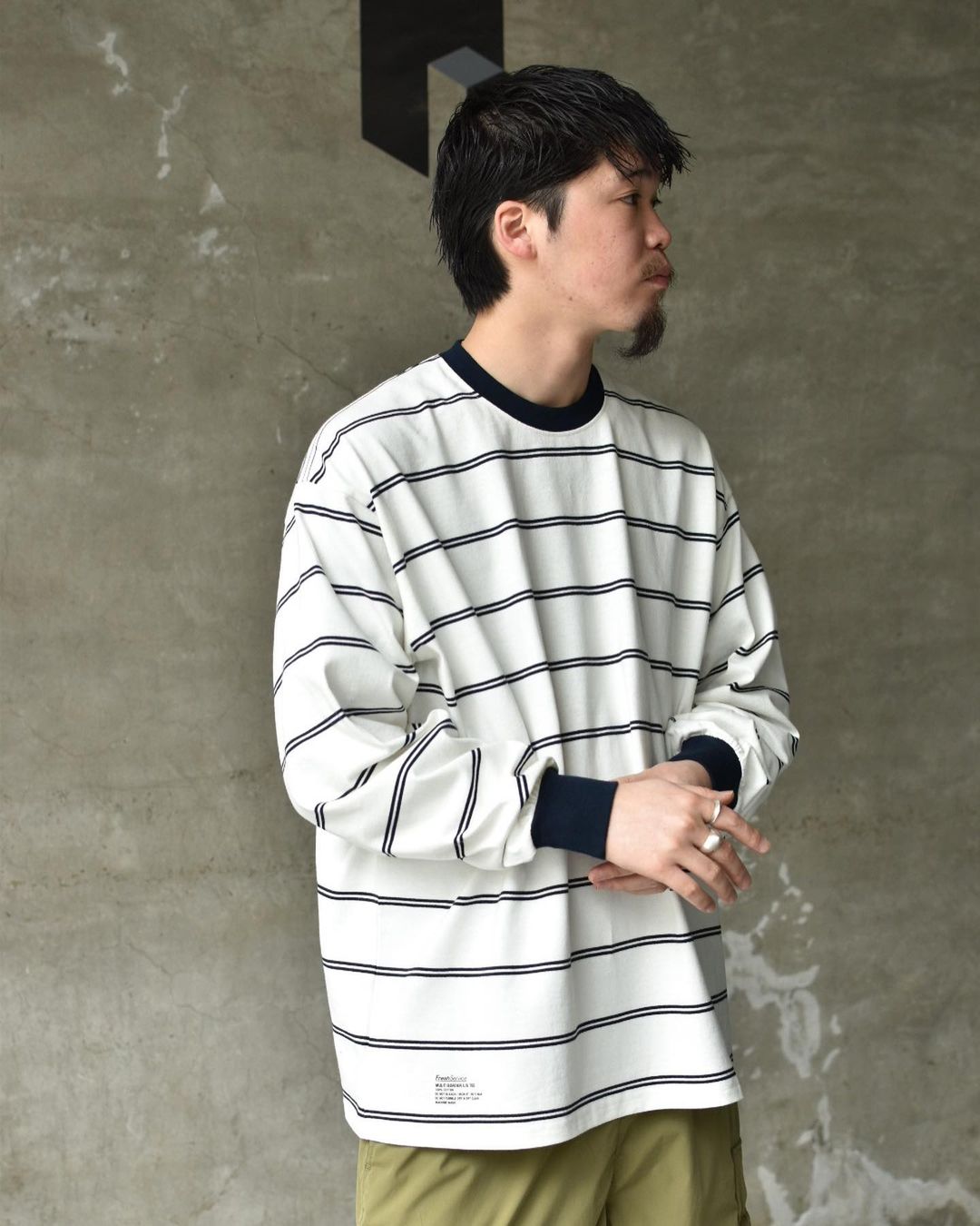 FreshService / MULTI BORDER L/S TEE