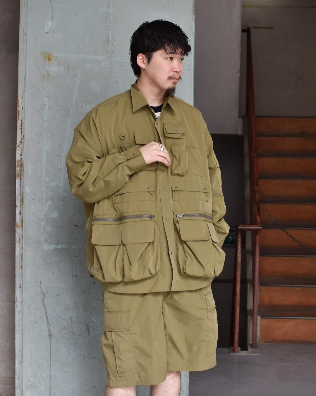 FreshService / DRY TYPEWRITER TACTICAL POCKET L/S SHIRT