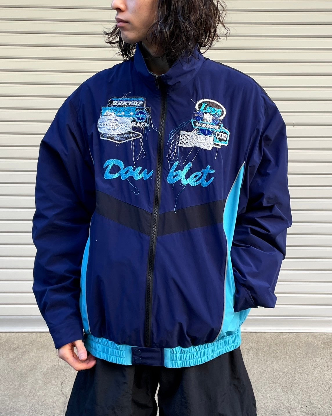 doublet / A.I. PATCHES EMBRIDERY TRACK JACKET