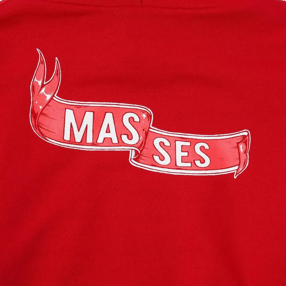 MASSES / SWEAT HOODED FLING WHEEL P (1249018014)