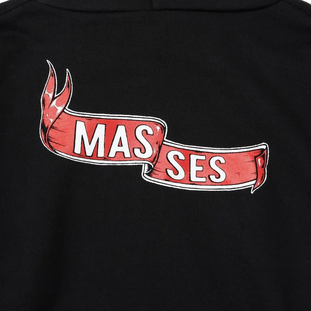 MASSES / SWEAT HOODED FLING WHEEL P (1249018014)