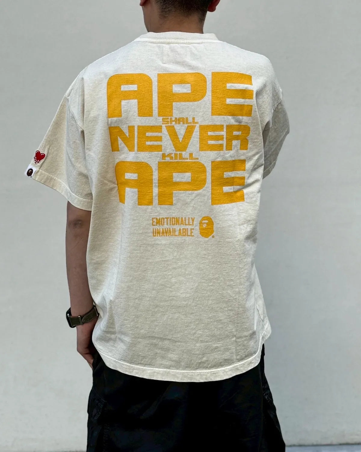 Emotionaly Unavailable × A BATHING APE®︎ /  EU APE SS TEE (EU-MK8-0000-C07)