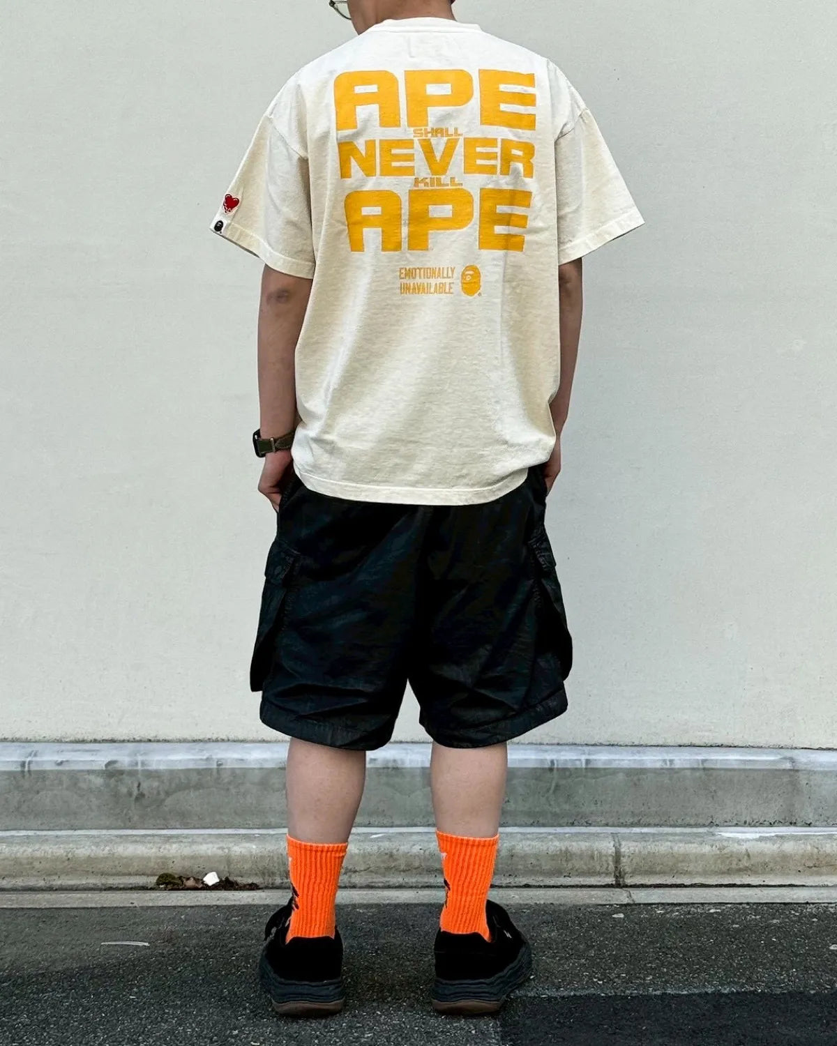 Emotionaly Unavailable × A BATHING APE®︎ /  EU APE SS TEE (EU-MK8-0000-C07)