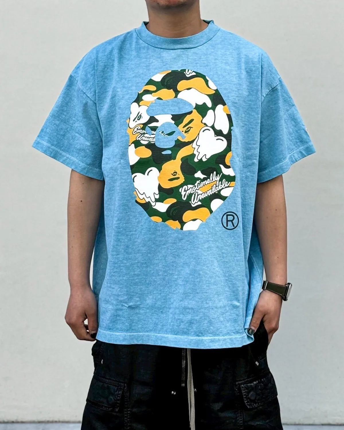 Emotionaly Unavailable × A BATHING APE®︎ /  EU APE SS TEE (EU-MK8-0000-C07)